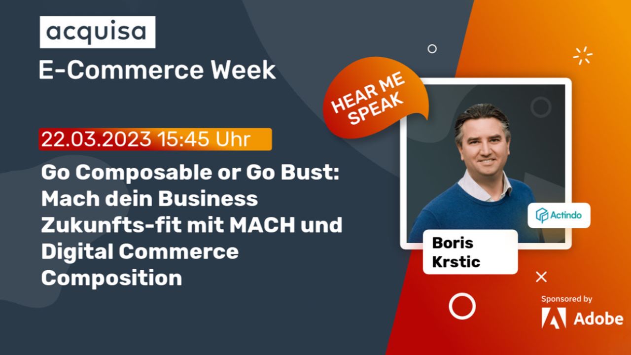 Boris Krstic at Acquisa E-Commerce Week 2023