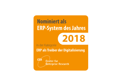 CER ERP System des Jahres 2018 (nominiert)