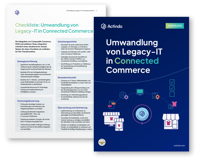 Preview: Umwandlung von Legacy-IT in Connected Commerce Checkliste