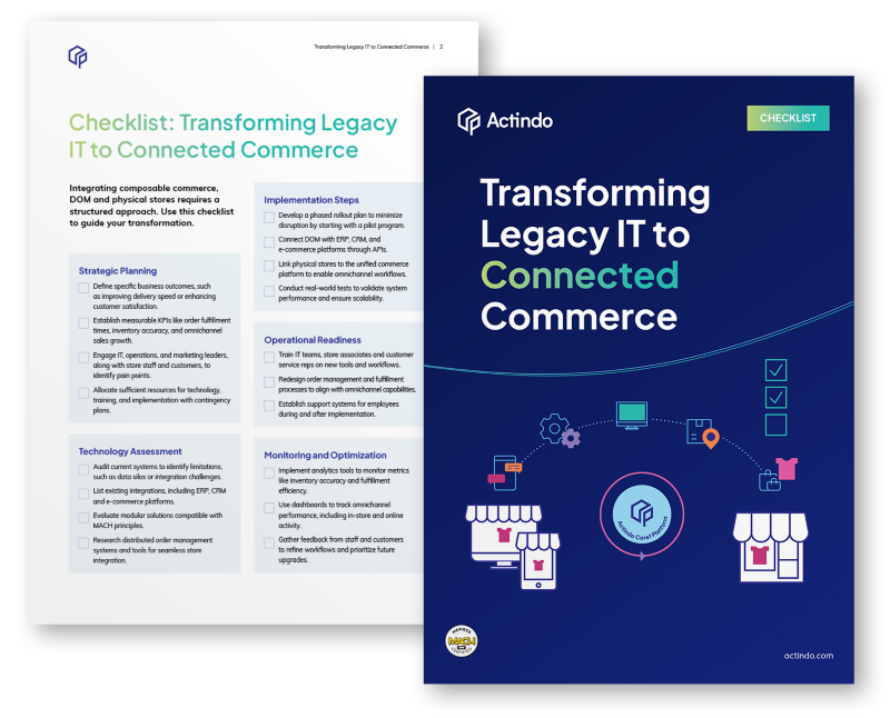 Connected Commerce Checklist | Actindo